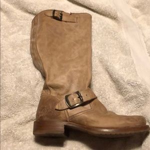Frye Boots warn a handful of times